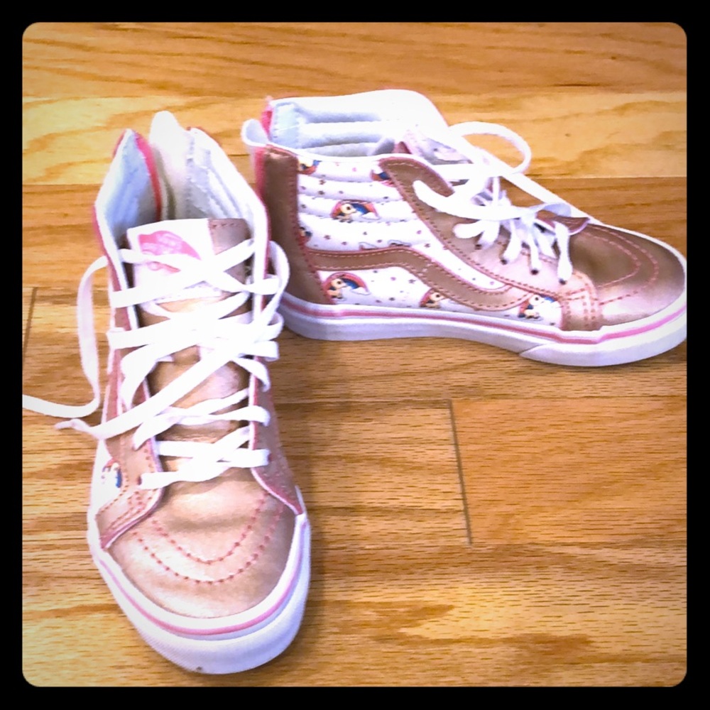 COPY - Vans Off the Wall little girls unicorn hig…